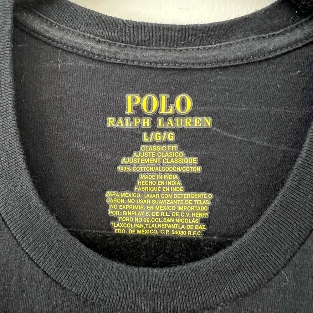 Polo Ralph Lauren Black & Red Shirt